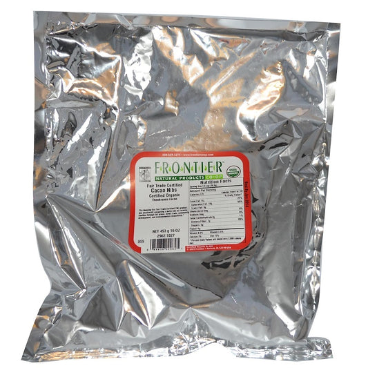 FRONTIER HERB: Cacao Nibs Organic, 16 oz - Vending Business Solutions