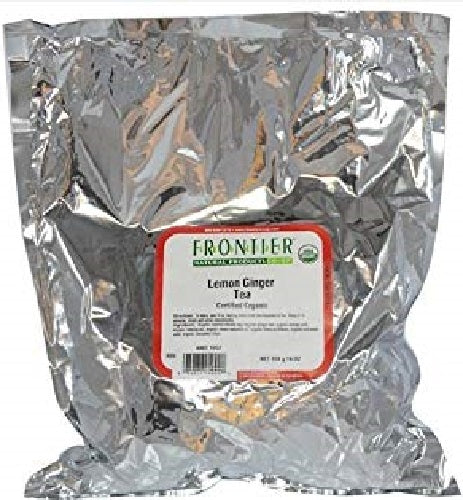 FRONTIER HERB: Organic Tea Lemon Ginger, 16 oz - Vending Business Solutions