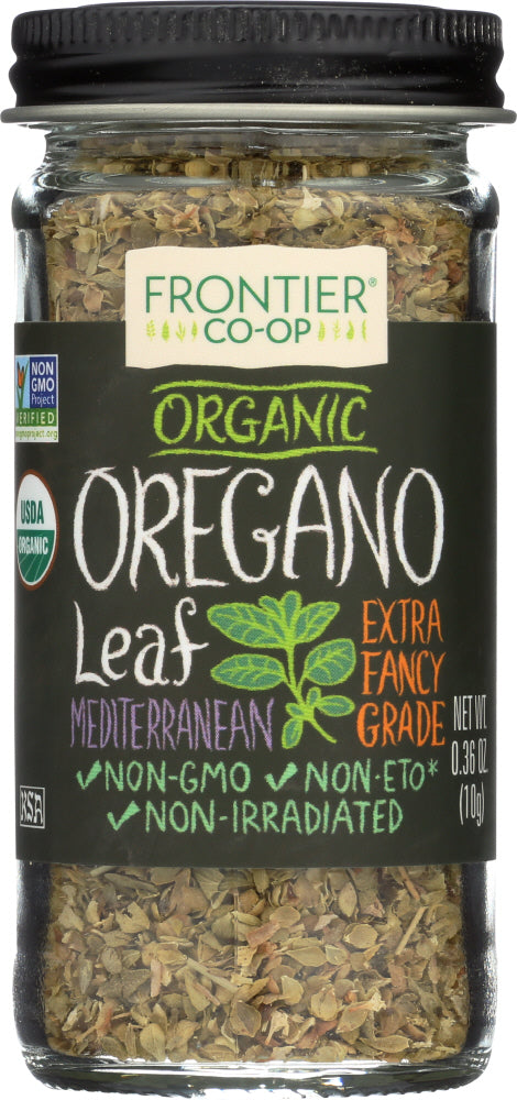 FRONTIER HERB: Oregano Seasoning Bottle Organic, 0.36 oz - Vending Business Solutions