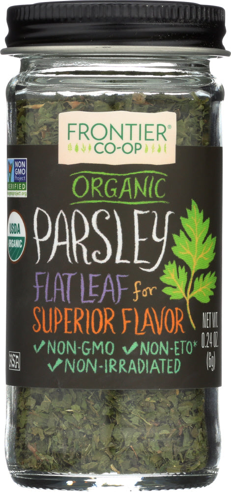 FRONTIER HERB: Organic Parsley Bottle, 0.24 oz - Vending Business Solutions