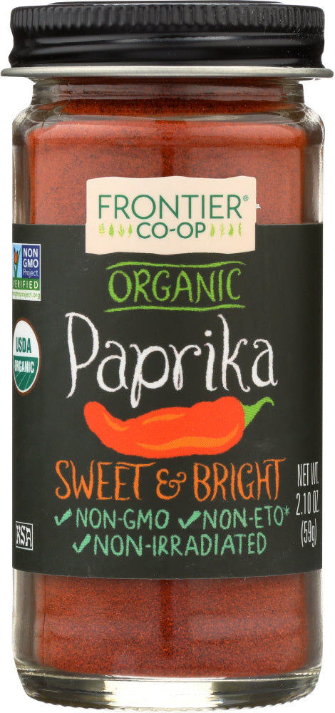 FRONTIER HERB: Organic Ground Paprika Bottle, 2.1 oz - Vending Business Solutions