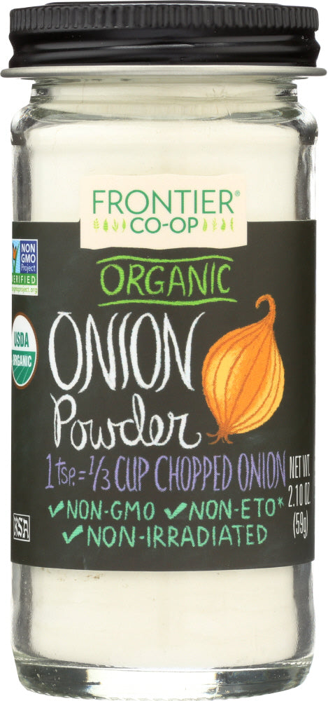 FRONTIER NATURAL PRODUCTS: Organic Onion Powder, 2.1 oz - Vending Business Solutions