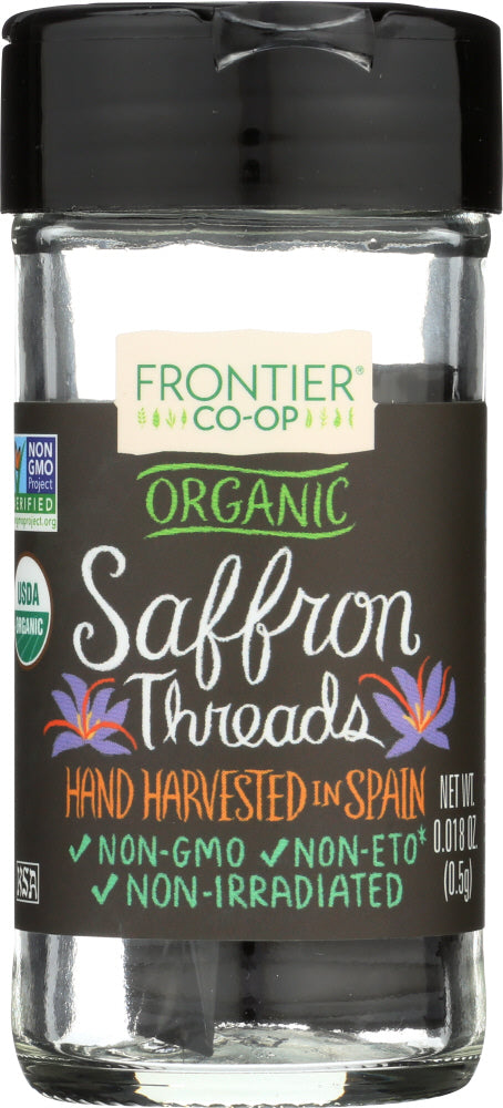 FRONTIER HERB: Saffron Threads Bottle, 0.018 oz - Vending Business Solutions