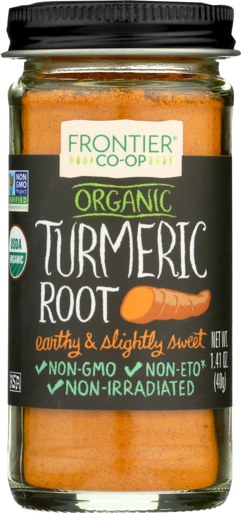 FRONTIER NATURAL PRODUCTS: Organic Ground Turmeric Root, 1.76 oz - Vending Business Solutions
