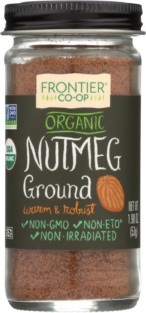 FRONTIER HERB: Organic Nutmeg Ground Bottle, 1.9 oz - Vending Business Solutions