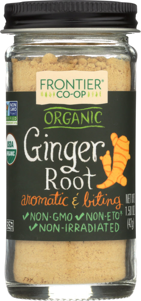 FRONTIER HERB: Organic Ginger Root Ground Bottle, 1.5 oz - Vending Business Solutions