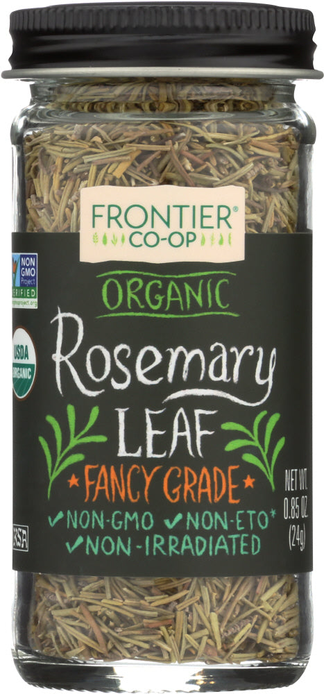 FRONTIER HERB: Organic Rosemary Leaf Whole Bottle, 0.85 oz - Vending Business Solutions