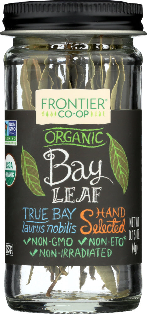 FRONTIER HERB: FRONTIER HERB: Whole Organic Bay Leaf, 0.15 oz - Vending Business Solutions