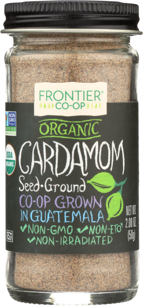 FRONTIER HERB: Organic Cardamom Seed Ground Bottle, 2.08 oz - Vending Business Solutions