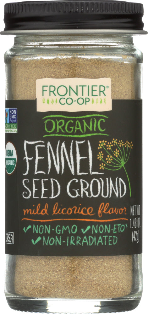FRONTIER HERB: Fennel Seed Ground Bottle, 1.6 oz - Vending Business Solutions
