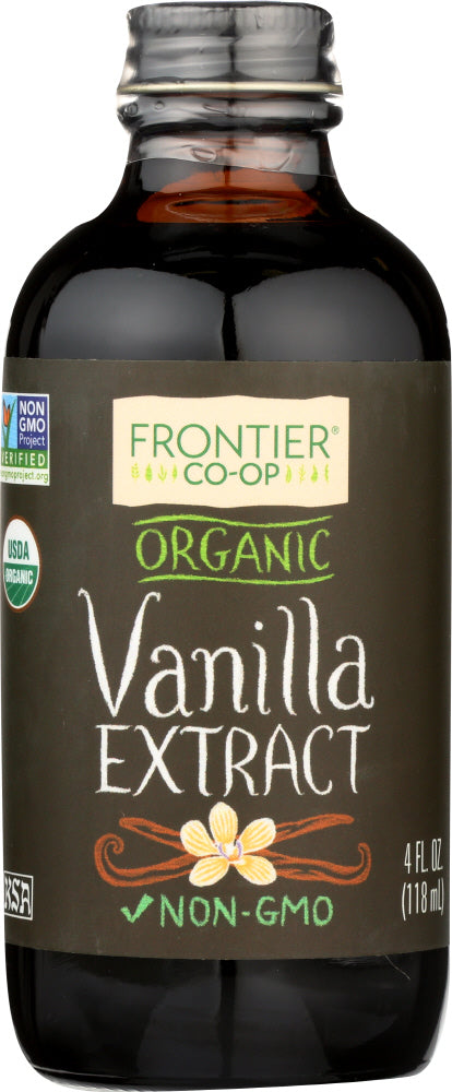 FRONTIER HERB: Organic Vanilla Extract, 4 oz - Vending Business Solutions