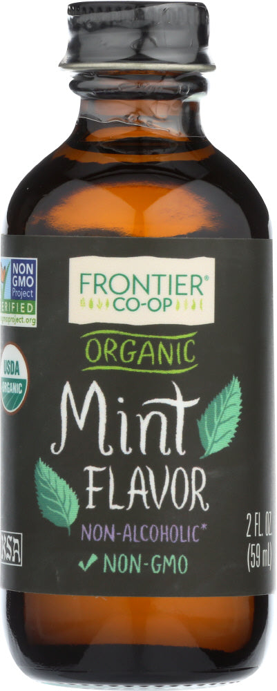FRONTIER HERB: Organic Mint Flavor, 2 oz - Vending Business Solutions