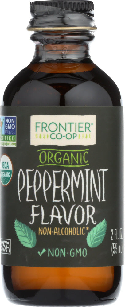 FRONTIER HERB: Organic Peppermint Flavor, 2 oz - Vending Business Solutions
