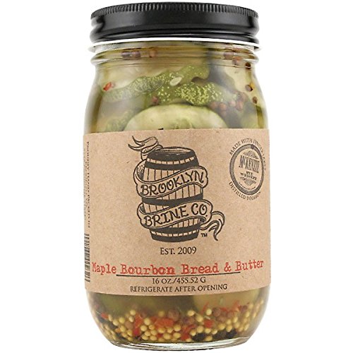 BROOKLYN BRINE: Pickle Bourbon Bread Butter, 16 oz - Vending Business Solutions