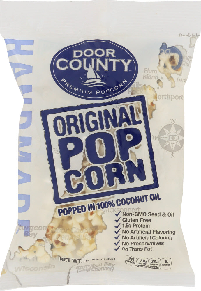 DOOR COUNTY POTATO CHIPS: Popcorn Original, 0.5 oz - Vending Business Solutions