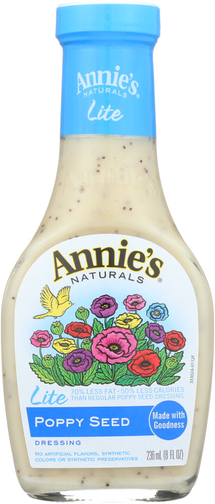 ANNIES HOMEGROWN: Lite Poppy Seed Dressing, 8 oz - Vending Business Solutions