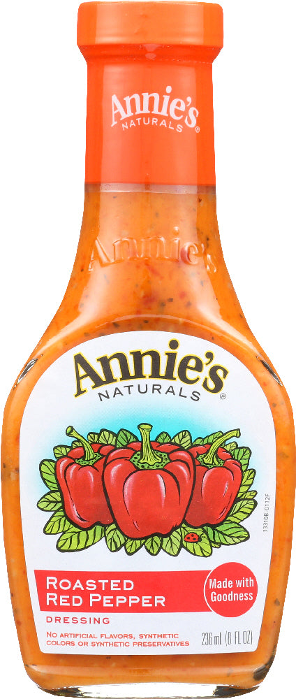 ANNIE'S NATURALS: Roasted Red Pepper Vinaigrette, 8 oz - Vending Business Solutions