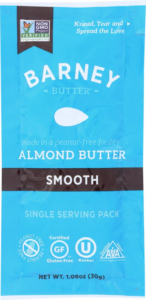 BARNEY BUTTER: Almond Butter Smooth Snack Pack, 1.06 oz - Vending Business Solutions