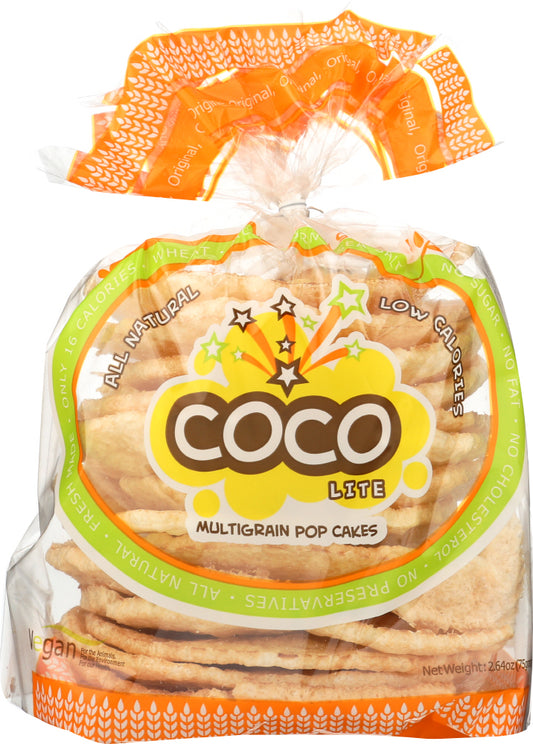 COCO LITE: Multigrain Pop Cake Original, 2.64 oz - Vending Business Solutions