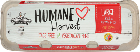 CHINO VALLEY: Humane Harvest Large Brown Eggs, 1 dz - Vending Business Solutions