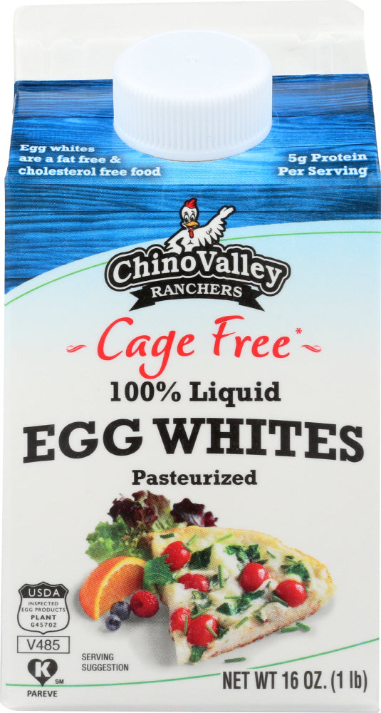 CHINO VALLEY: Cage Free 100% Liquid Egg Whites, 16 oz - Vending Business Solutions