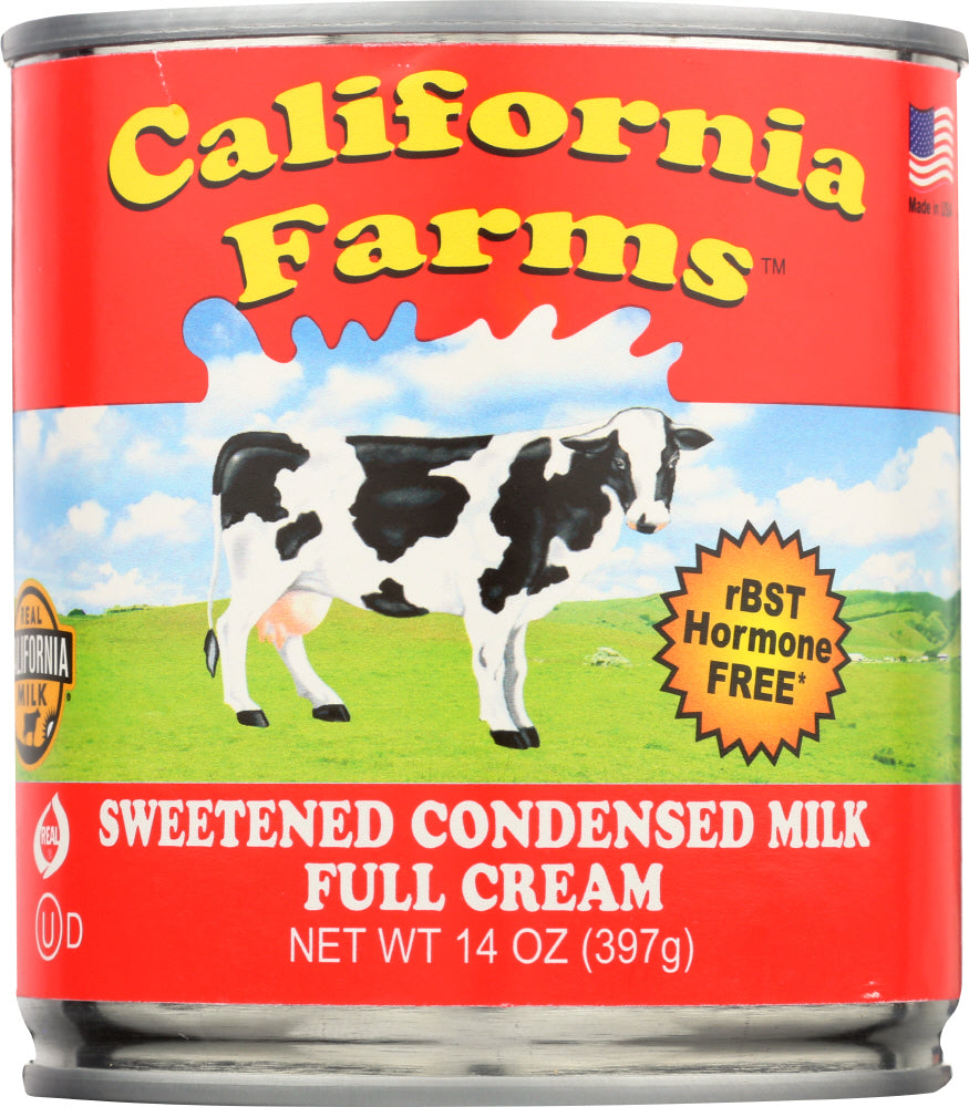 CALIFORNIA FARMS: Sweetened Condensed Milk Red Can, 14 oz - Vending Business Solutions