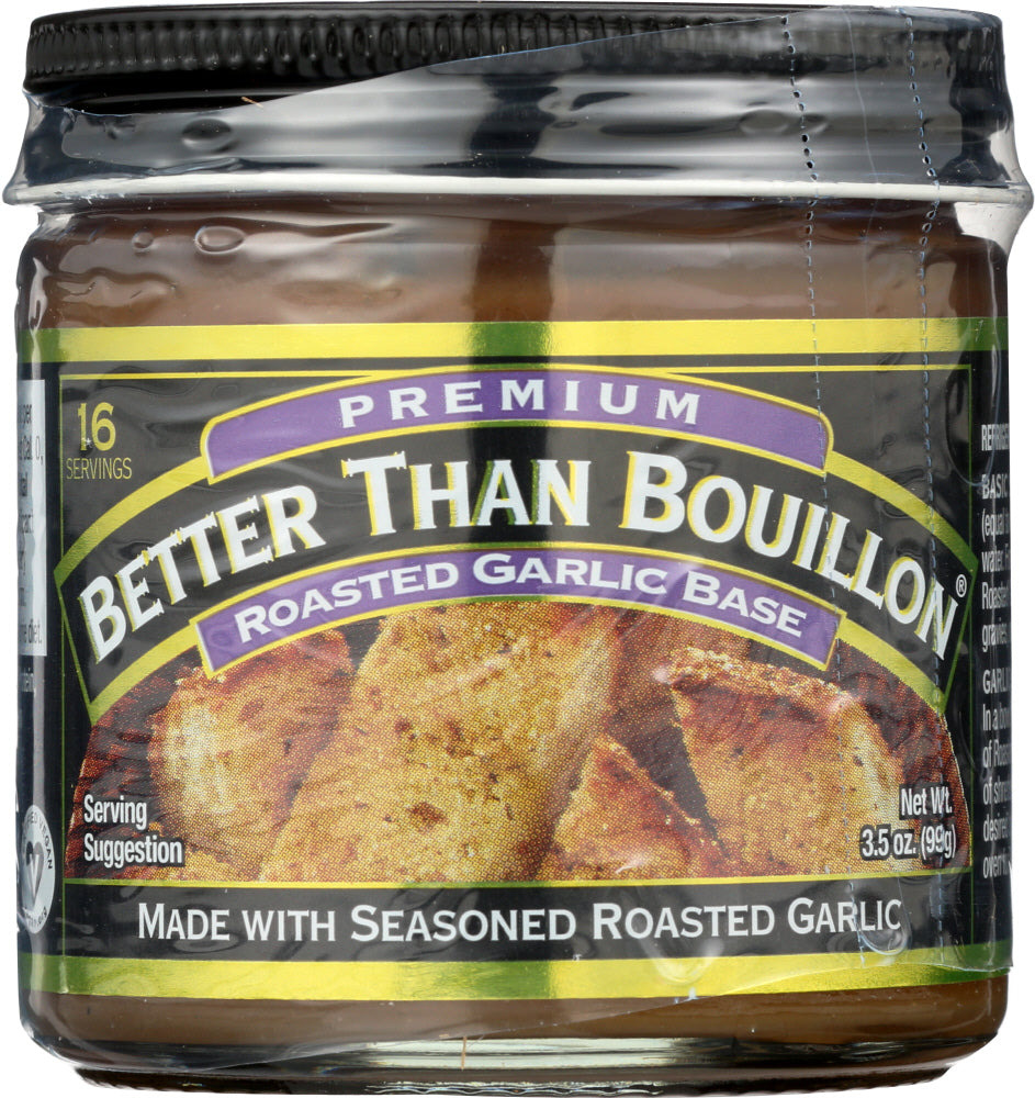 BETTER THAN BOUILLON: Soup Base Roasted Garlic, 3.5 oz - Vending Business Solutions