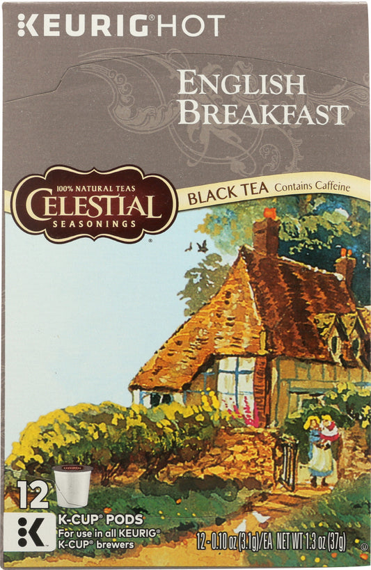 CELESTIAL SEASONINGS: Tea Kcup English Breakfast, 12 pc - Vending Business Solutions