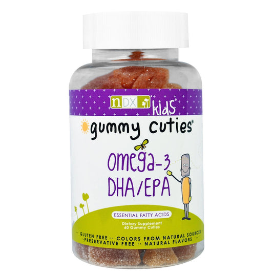 GUMMY CUTIES: Gummy Omega 3 Fatty Acid Kids, 60 ea - Vending Business Solutions