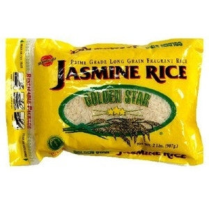 GOLDEN STAR: Jasmine Rice Premium Grade, 2 lb - Vending Business Solutions