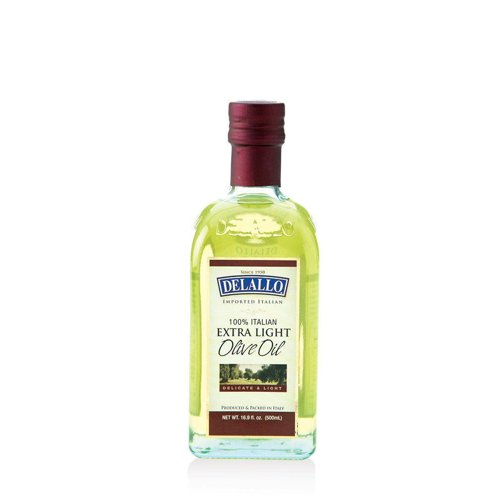 DELALLO: Oil Olive Extra Light, 16.9 oz - Vending Business Solutions