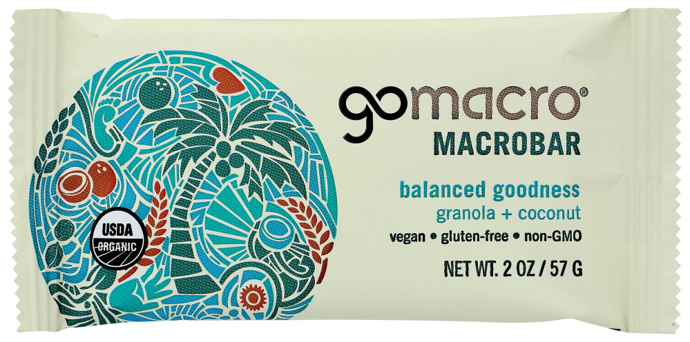 GOMACRO: Granola & Coconut Bar, 2 oz - Vending Business Solutions