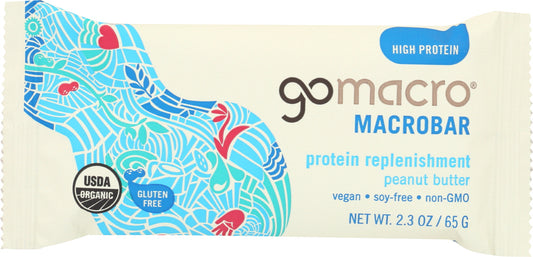 GOMACRO: MacroBar Protein Replenishment Peanut Butter, 2.3 oz - Vending Business Solutions