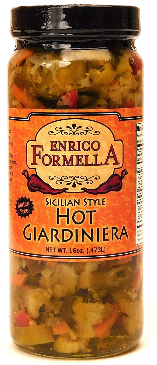 ENRICO FORMELLA: Hot Giardiniera, 16 oz - Vending Business Solutions