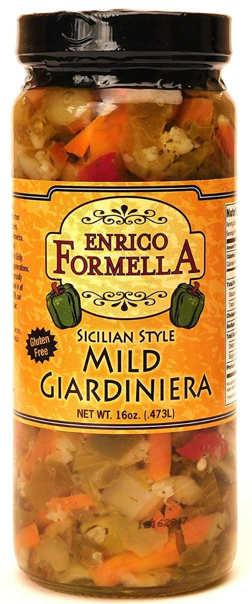 ENRICO FORMELLA: Giardiniera Mild, 16 oz - Vending Business Solutions