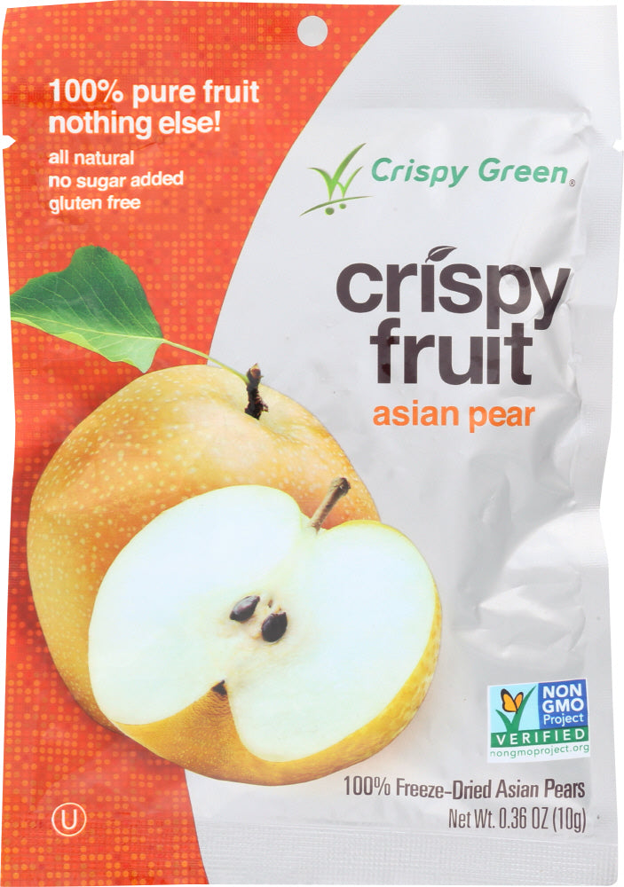 CRISPY GREEN: Crispy Fruit Freeze Dried Asian Pears, 0.36 oz - Vending Business Solutions
