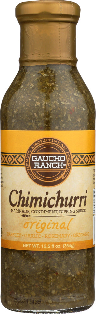 GAUCHO RANCH: Original Chimichurri Sauce, 12.5 oz - Vending Business Solutions