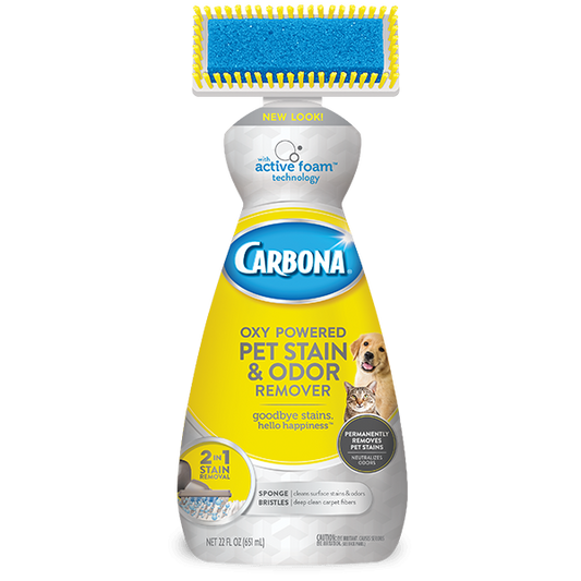 CARBONA: 2-in-1 Oxy-Powered Pet Stain & Odor Remover, 22 fo - Vending Business Solutions