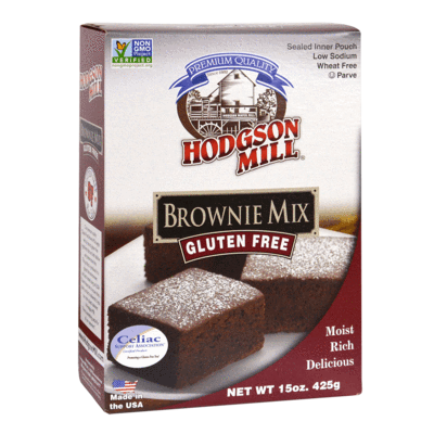 HODGSON MILL:  Gluten Free Brownie Mix, 15 oz - Vending Business Solutions