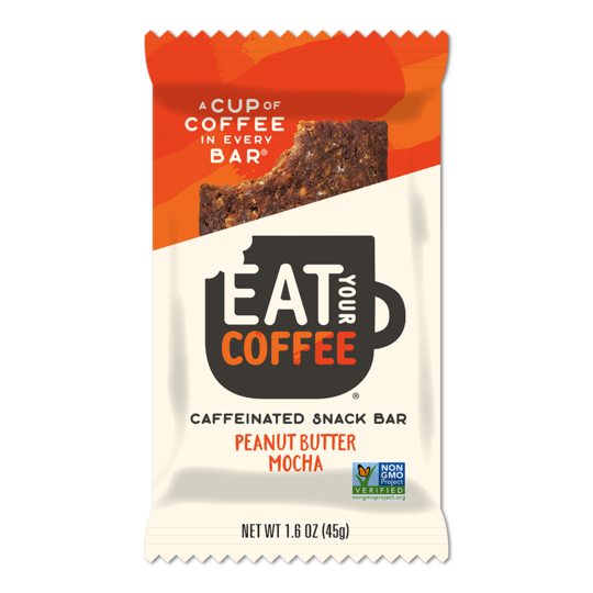 EAT YOUR COFFEE: Peanut Butter Mocha Bar, 45 gm - Vending Business Solutions