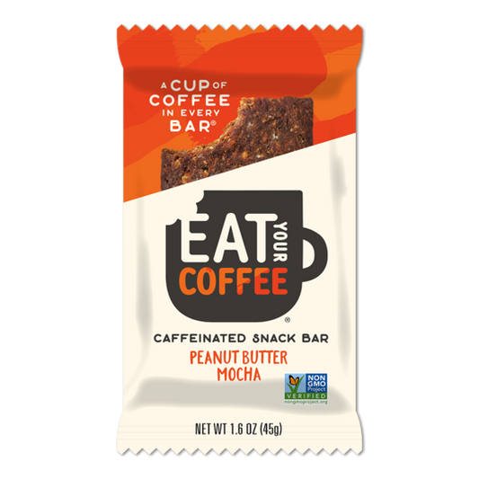 EAT YOUR COFFEE: Peanut Butter Mocha Bar, 45 gm - Vending Business Solutions