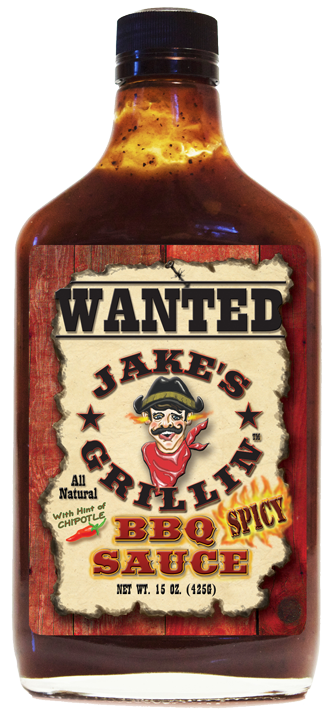 JAKES GRILLIN: BBQ Sauce Spicy, 14.5 oz - Vending Business Solutions