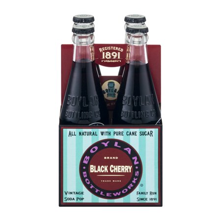 BOYLAN: Black Cherry Soda 4 Pack, 46.4 - Vending Business Solutions