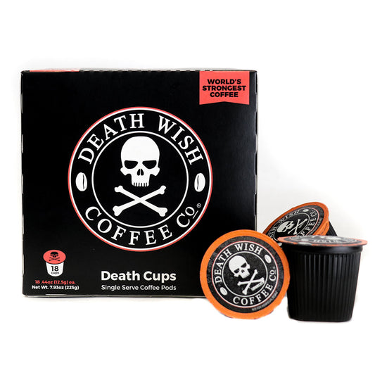 DEATH WISH COFFEE: Single Serve Capsules Coffee, 18ct - Vending Business Solutions