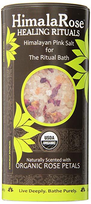 HIMALA SALT: Salt Bath Rose Petal Organic, 28 oz - Vending Business Solutions