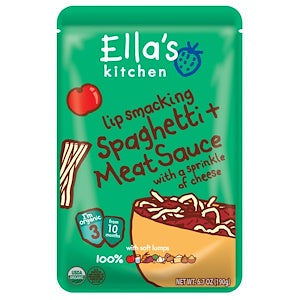 ELLAS KITCHEN: Baby STG3 Spaghetti Meat Sauce, 6.7 oz - Vending Business Solutions