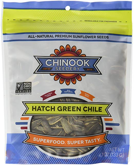 CHINOOK SEEDERY: Sunflower Seed Hatch Green Chile, 4.74 oz - Vending Business Solutions