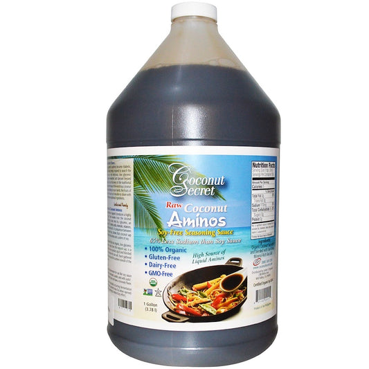 COCONUT SECRET: Gluten Free Organic Aminos Coconut, 1 ga - Vending Business Solutions