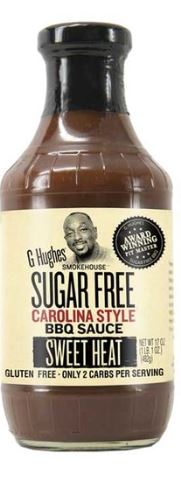 G HUGHES: Carolina Style Sweet Heat BBQ Sauce, 17 oz - Vending Business Solutions