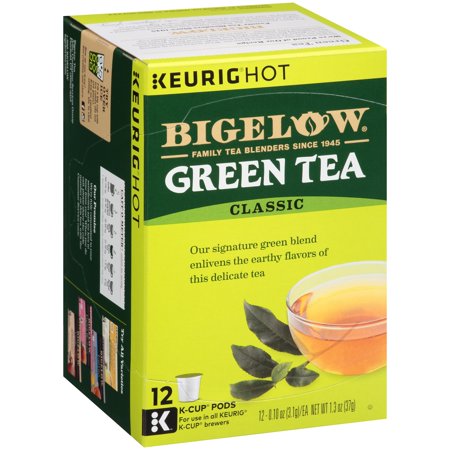 BIGELOW: Green Tea K-Cups Pods, 12 ea - Vending Business Solutions